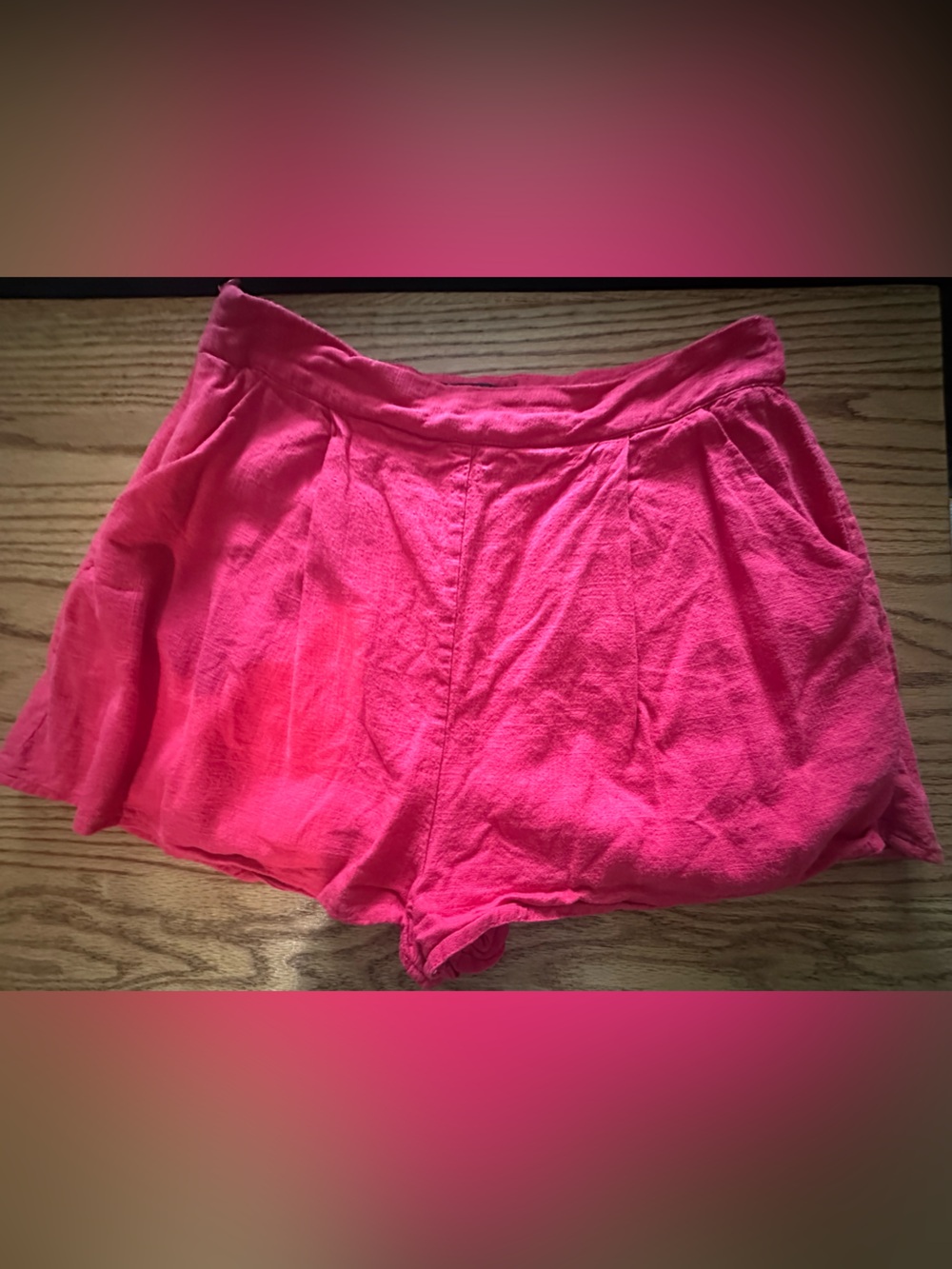 Lulus Hot Pink trouser shorts
